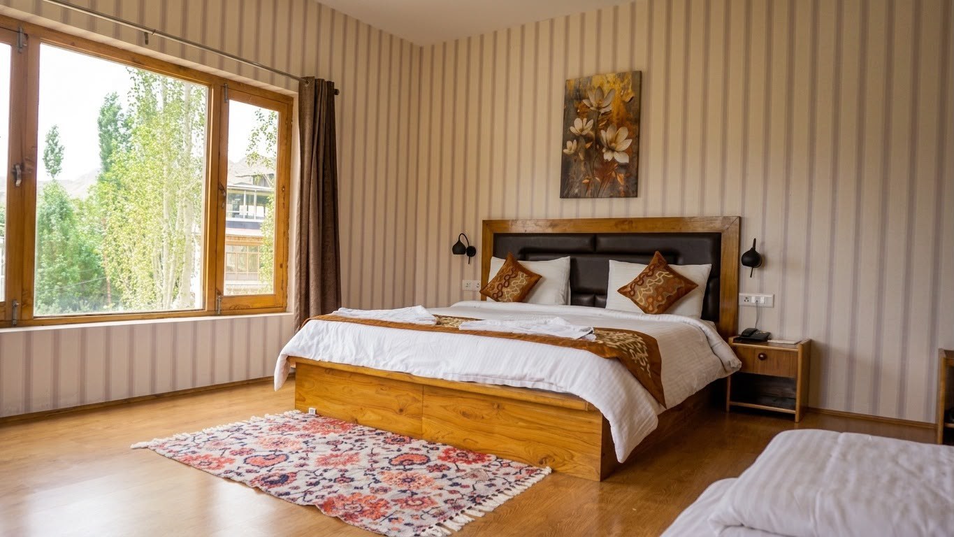Bright double room